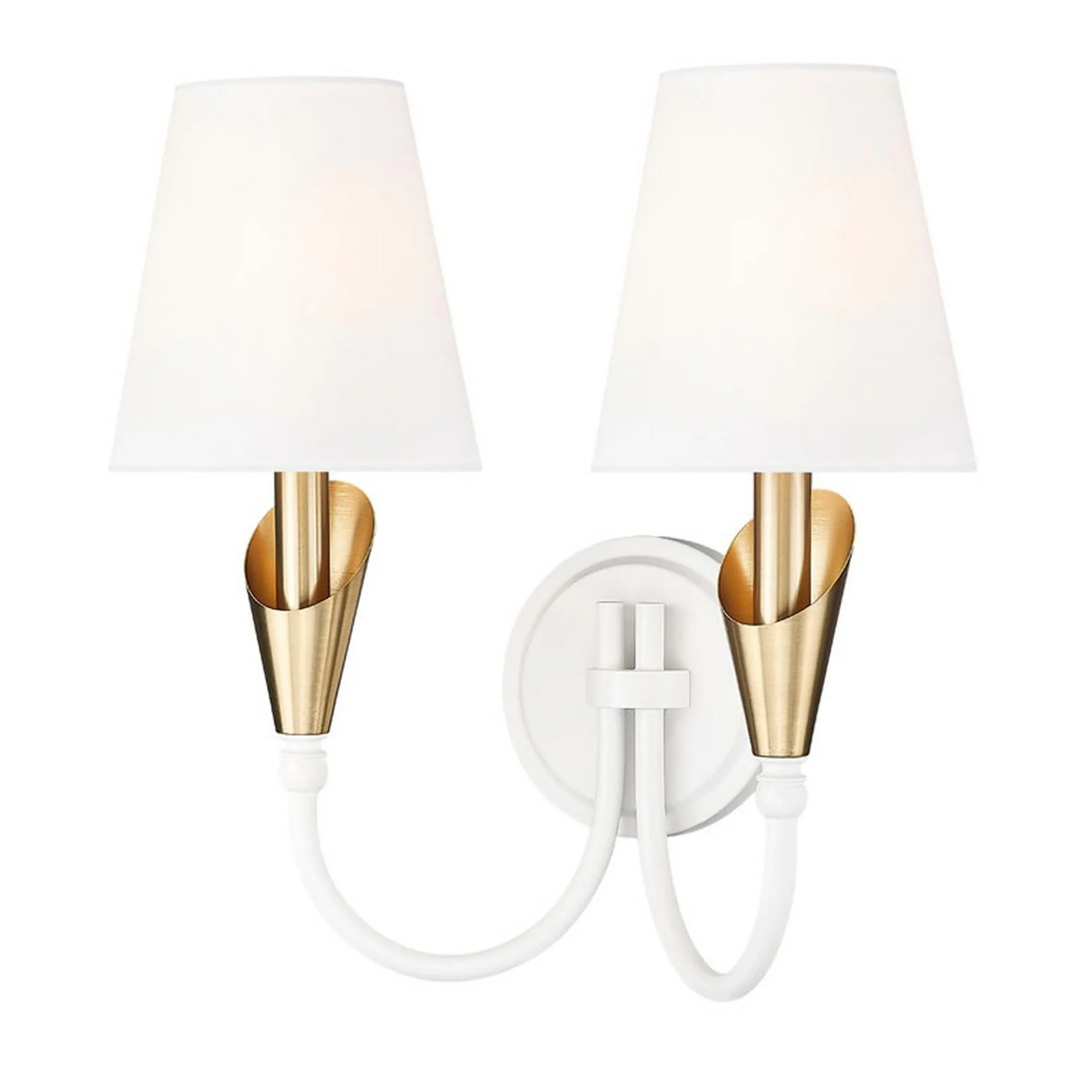 Callithyia Curved Double Sconce
