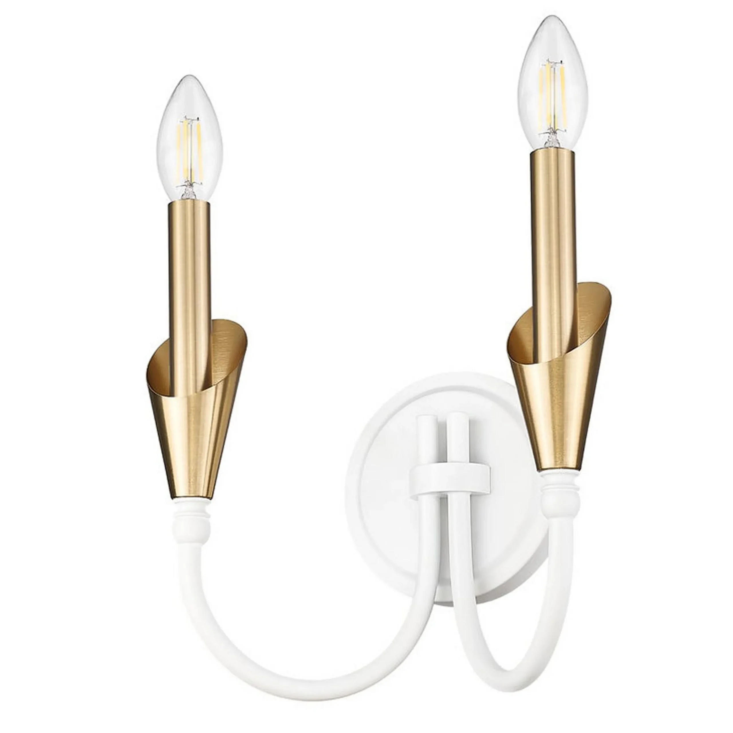 Callithyia Curved Double Sconce