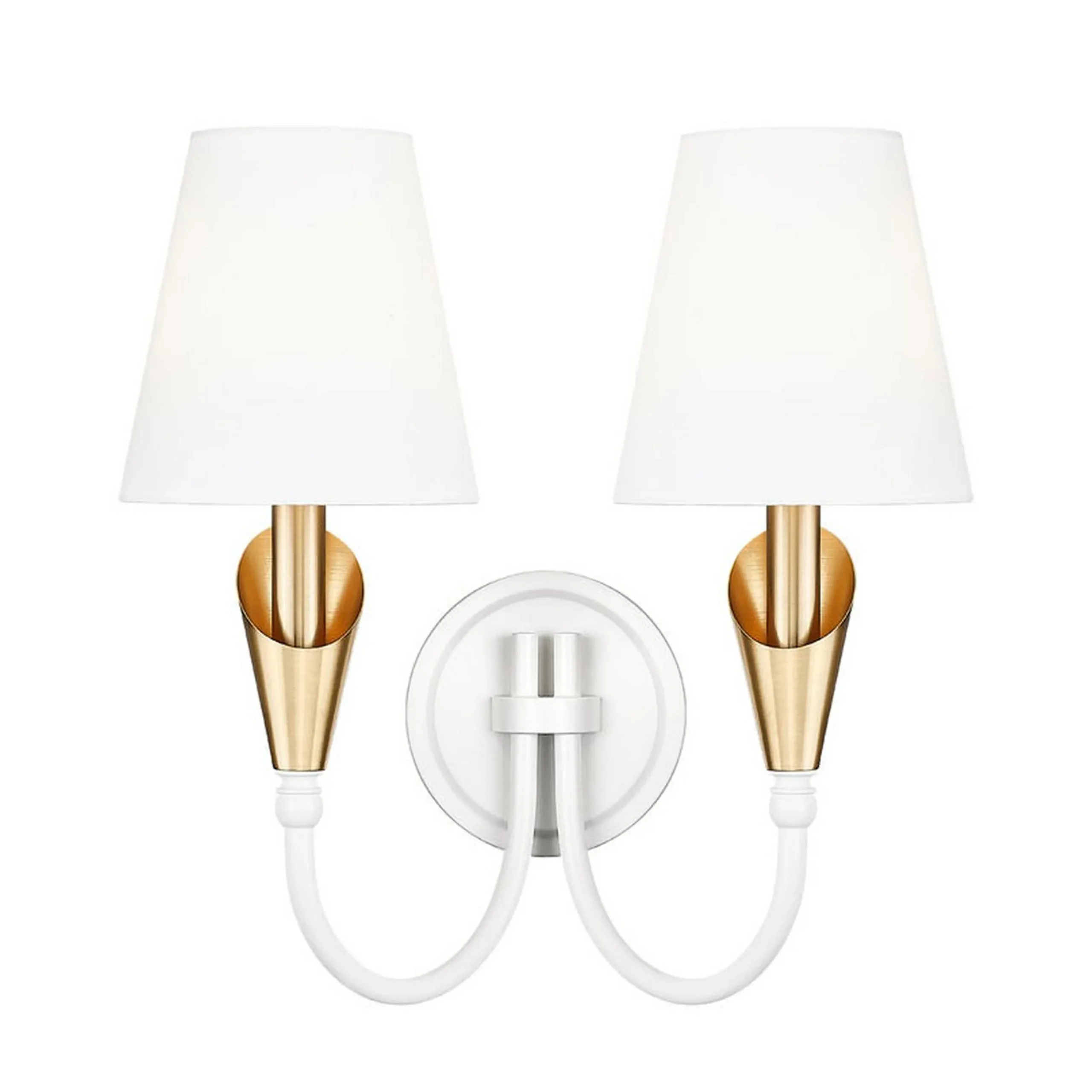 Callithyia Curved Double Sconce