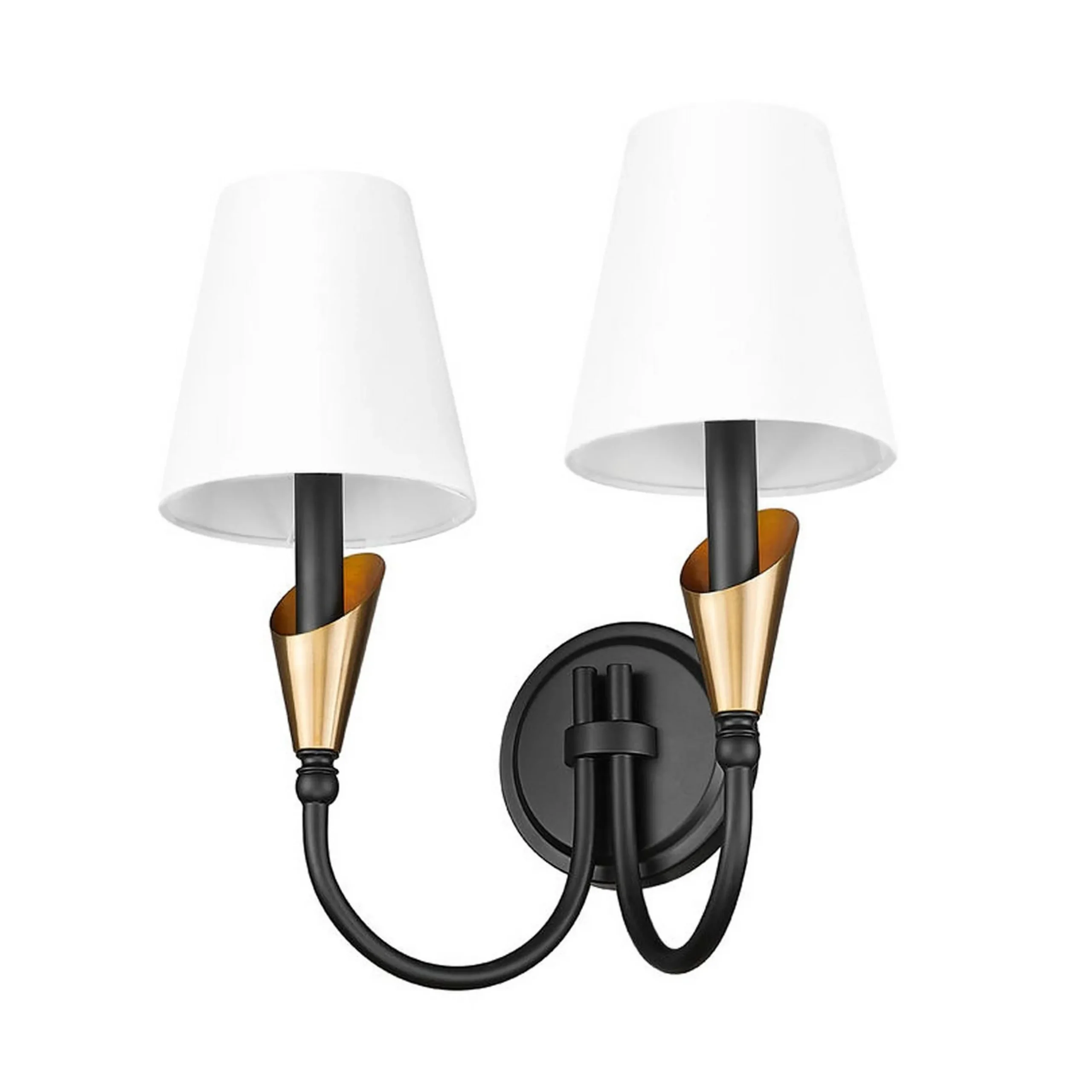 Callithyia Curved Double Sconce