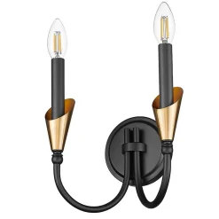 Callithyia Curved Double Sconce