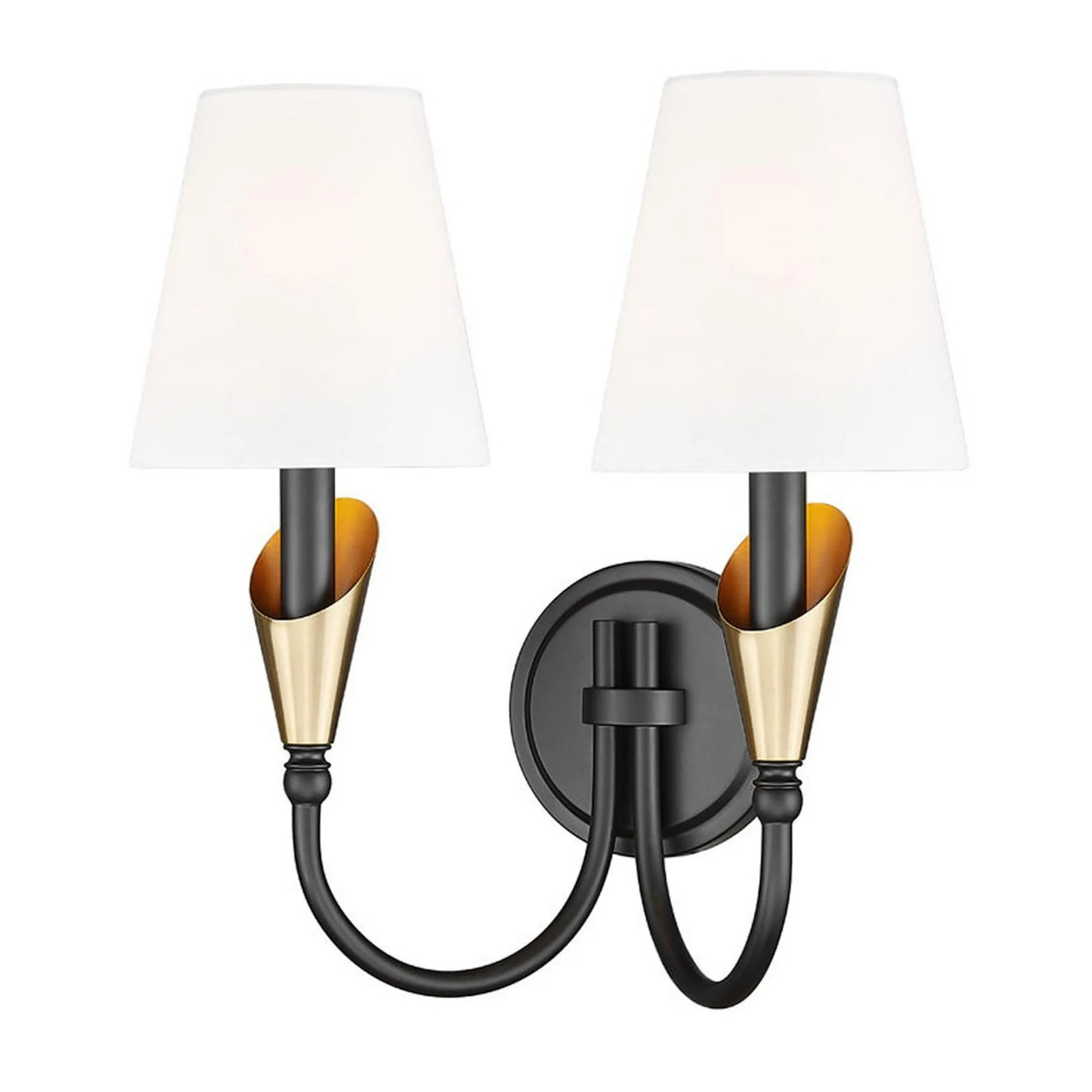 Callithyia Curved Double Sconce