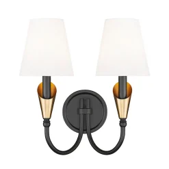 Callithyia Curved Double Sconce