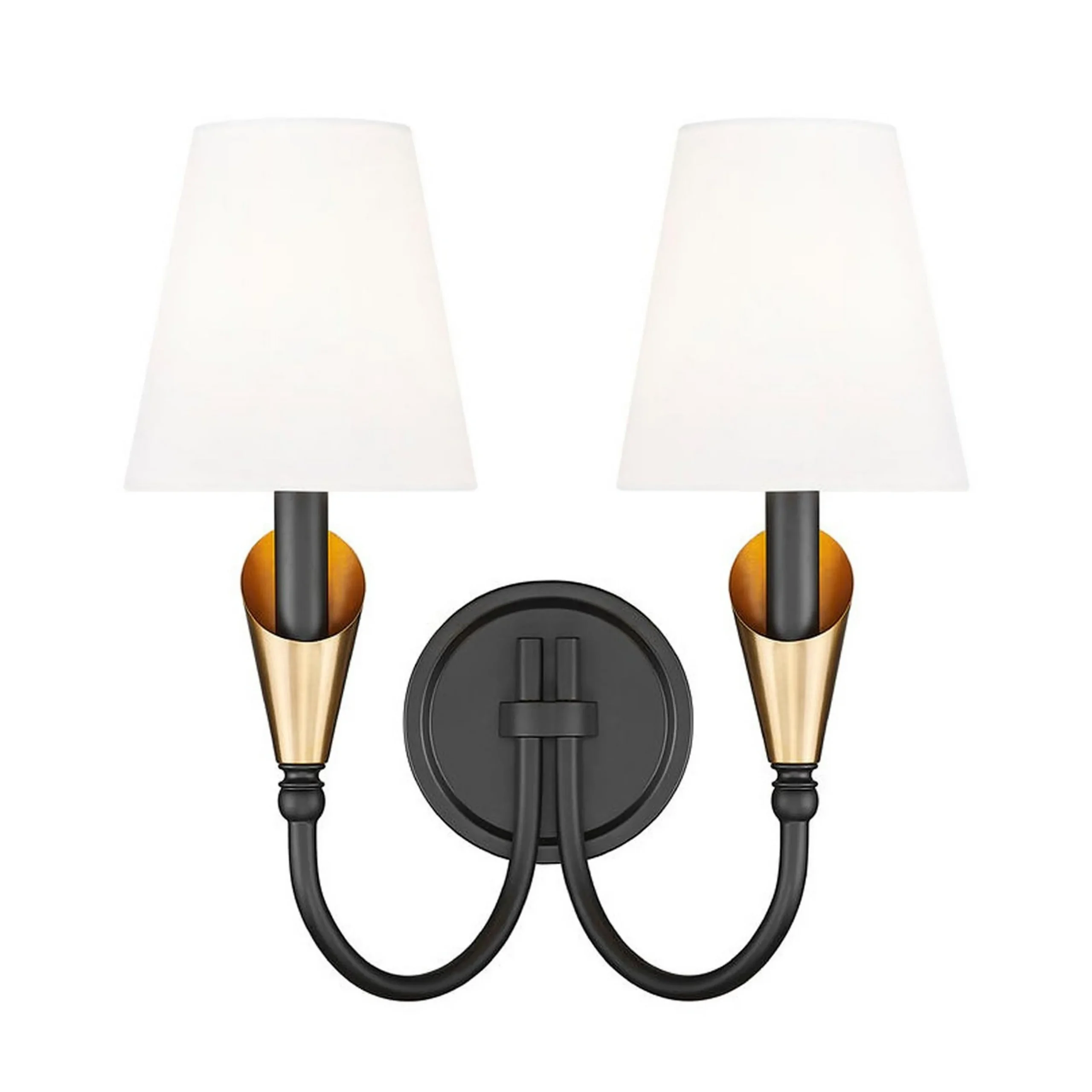 Callithyia Curved Double Sconce
