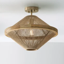 Calyce Closed Convertible Semi-Flush Ceiling Light