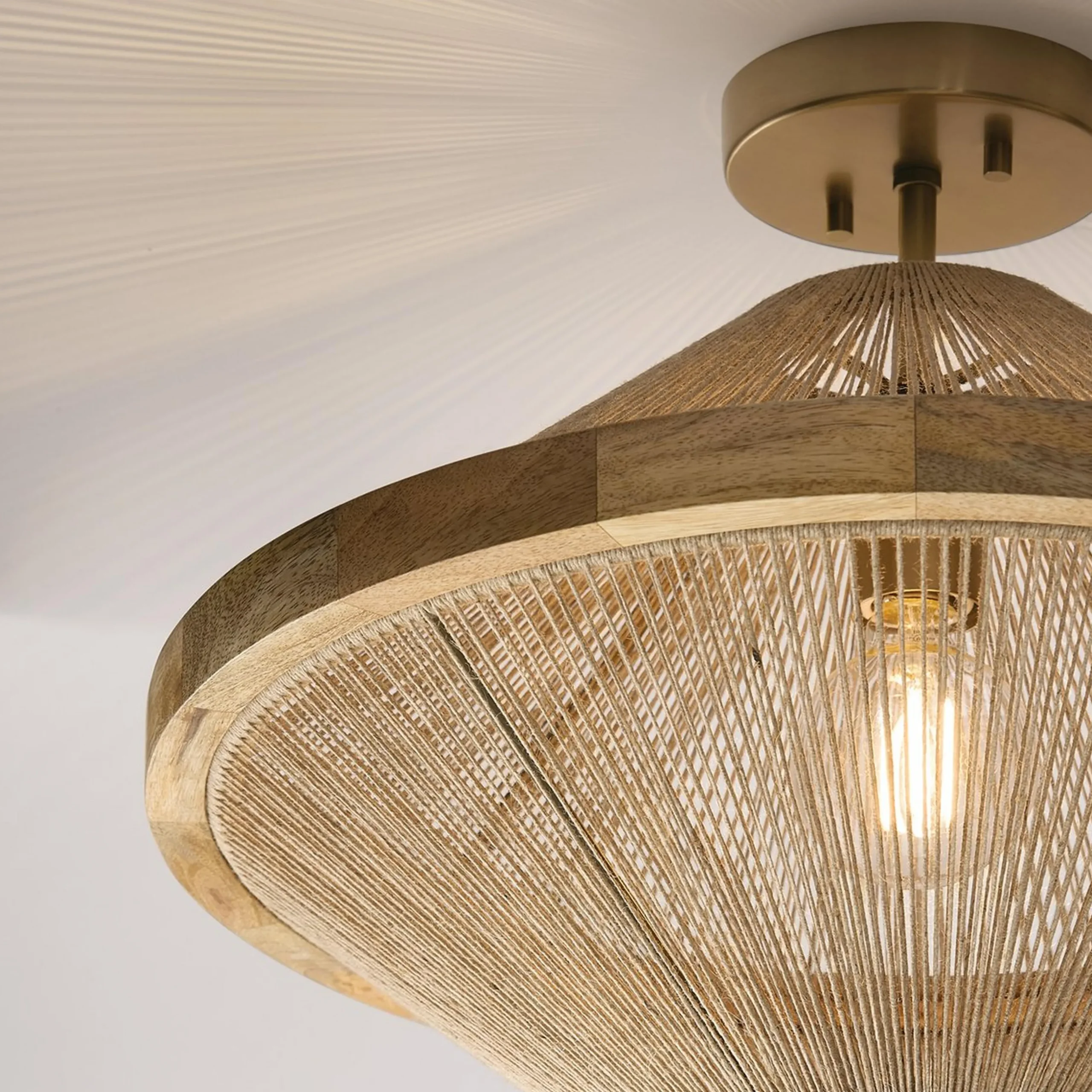 Calyce Closed Convertible Semi-Flush Ceiling Light