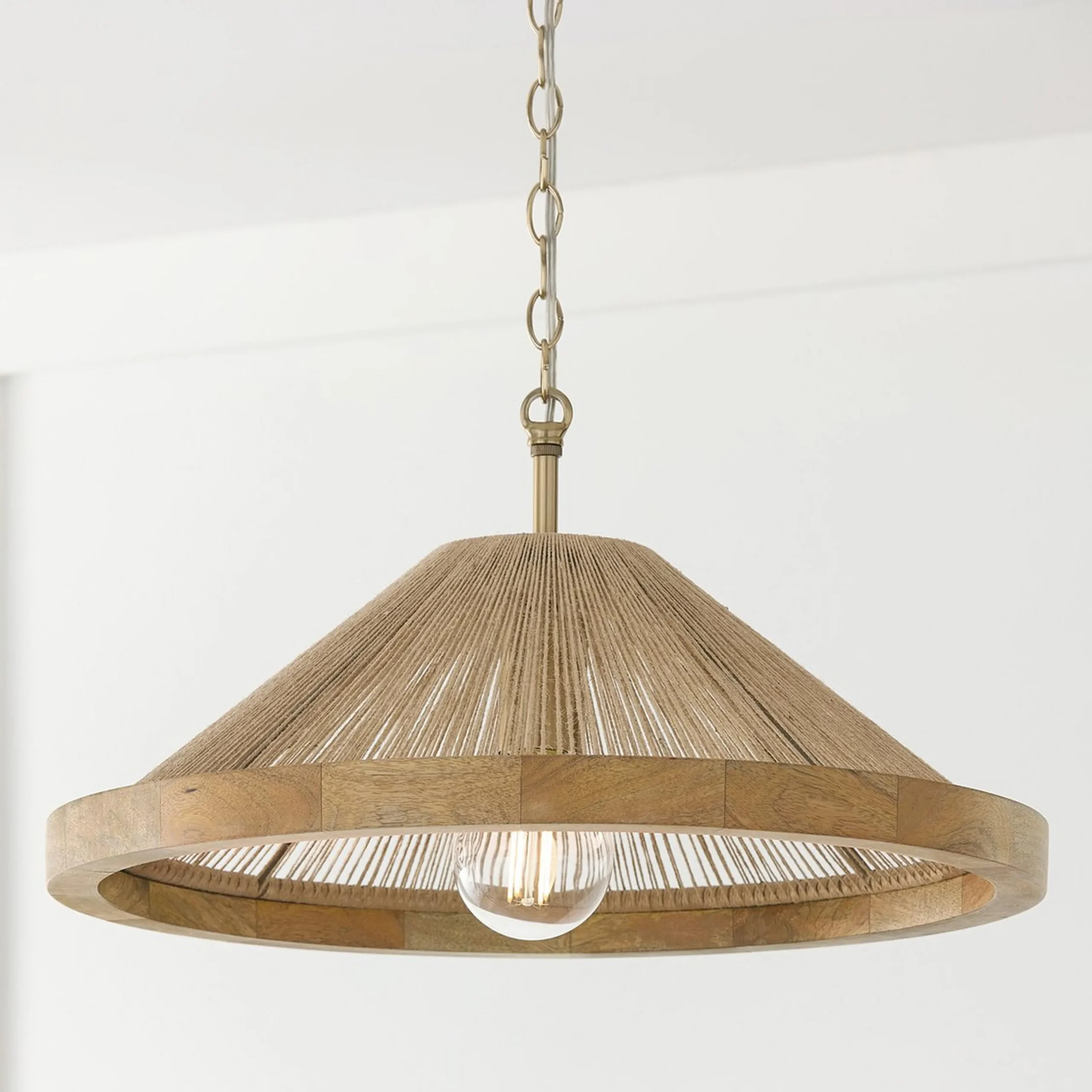 Calyce Open Convertible Semi-Flush Ceiling Light