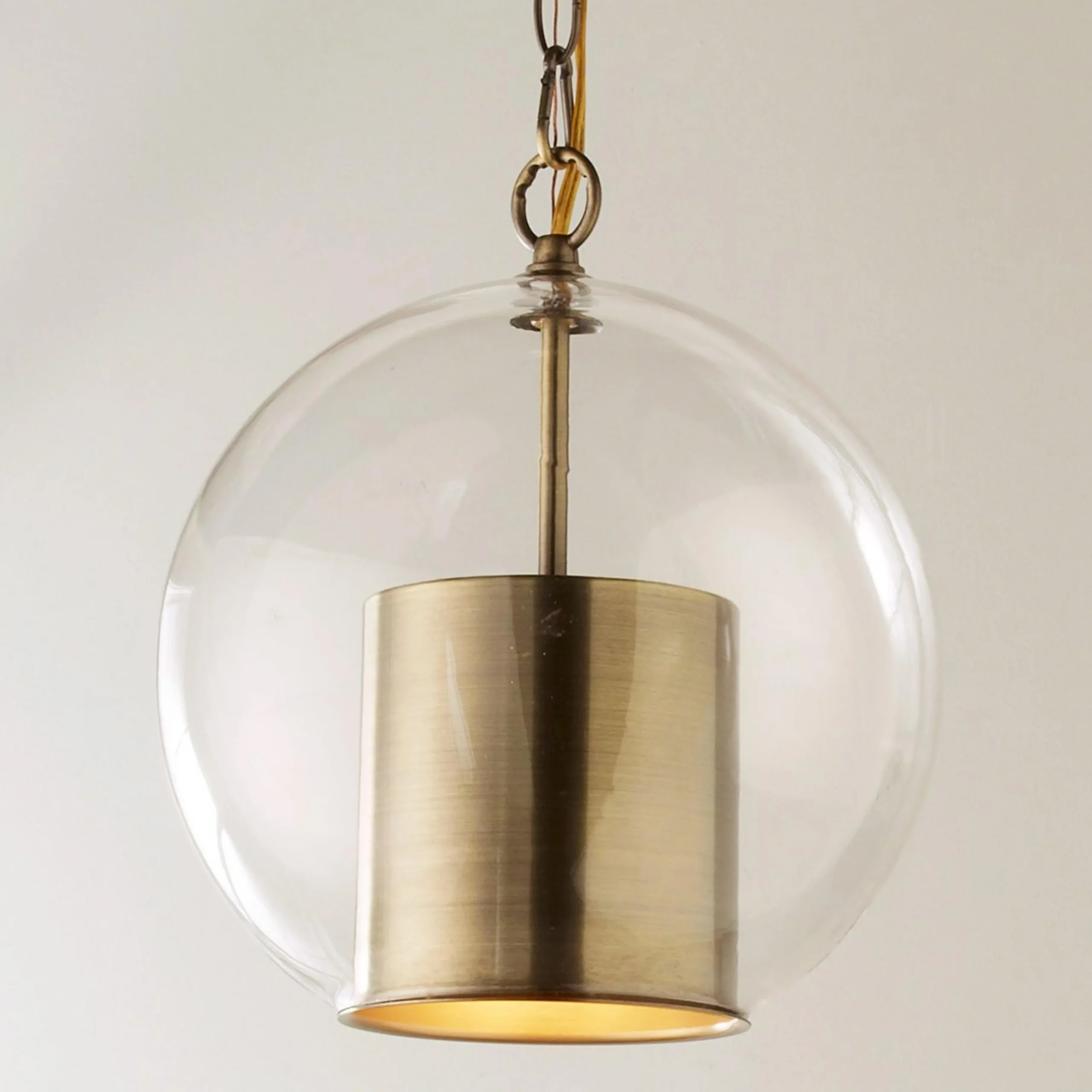 Cap and Globe Pendant