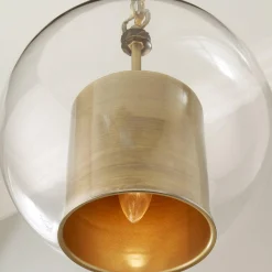 Cap and Globe Pendant