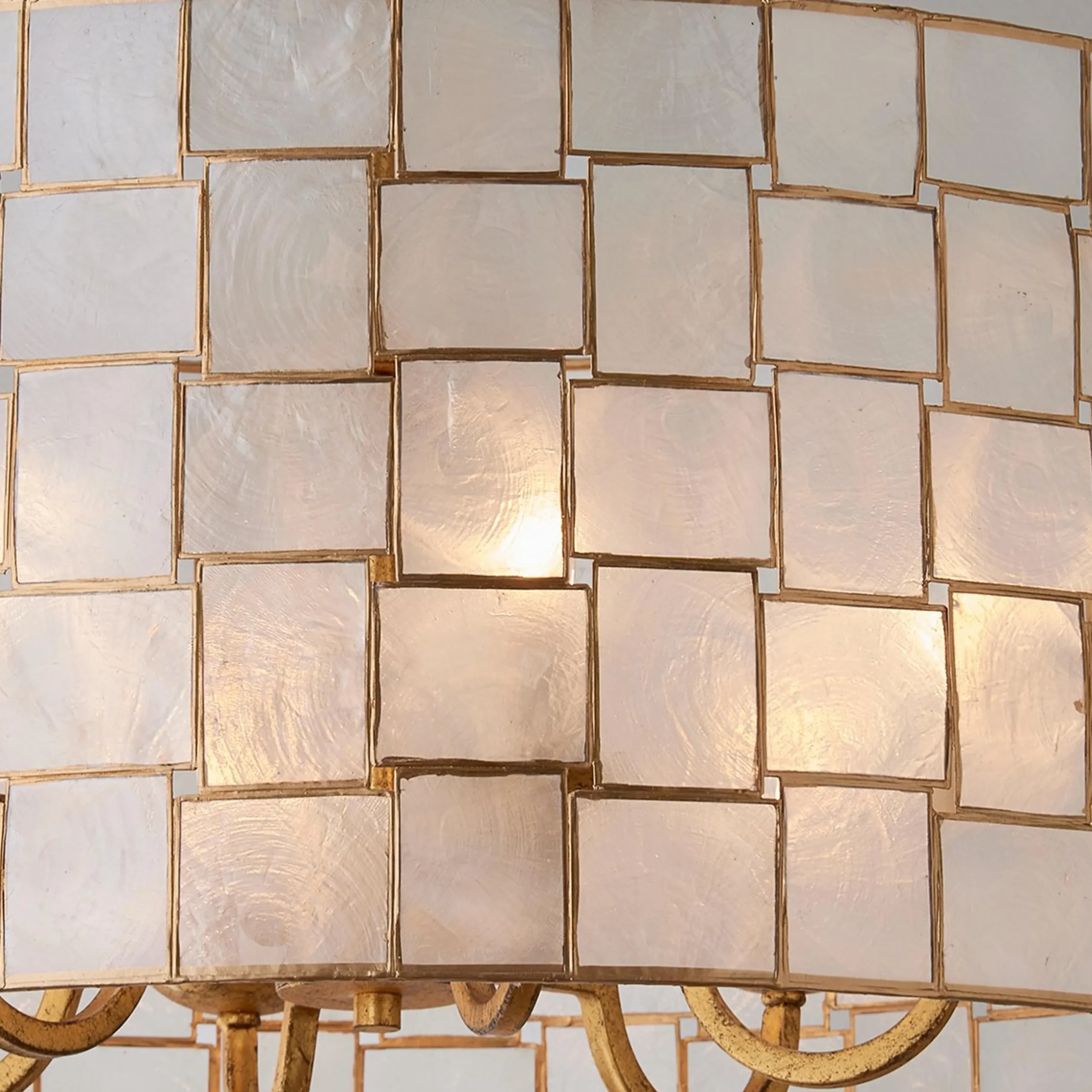 Captiva Shaken Shell Chandelier