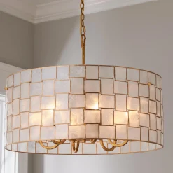 Captiva Shaken Shell Chandelier