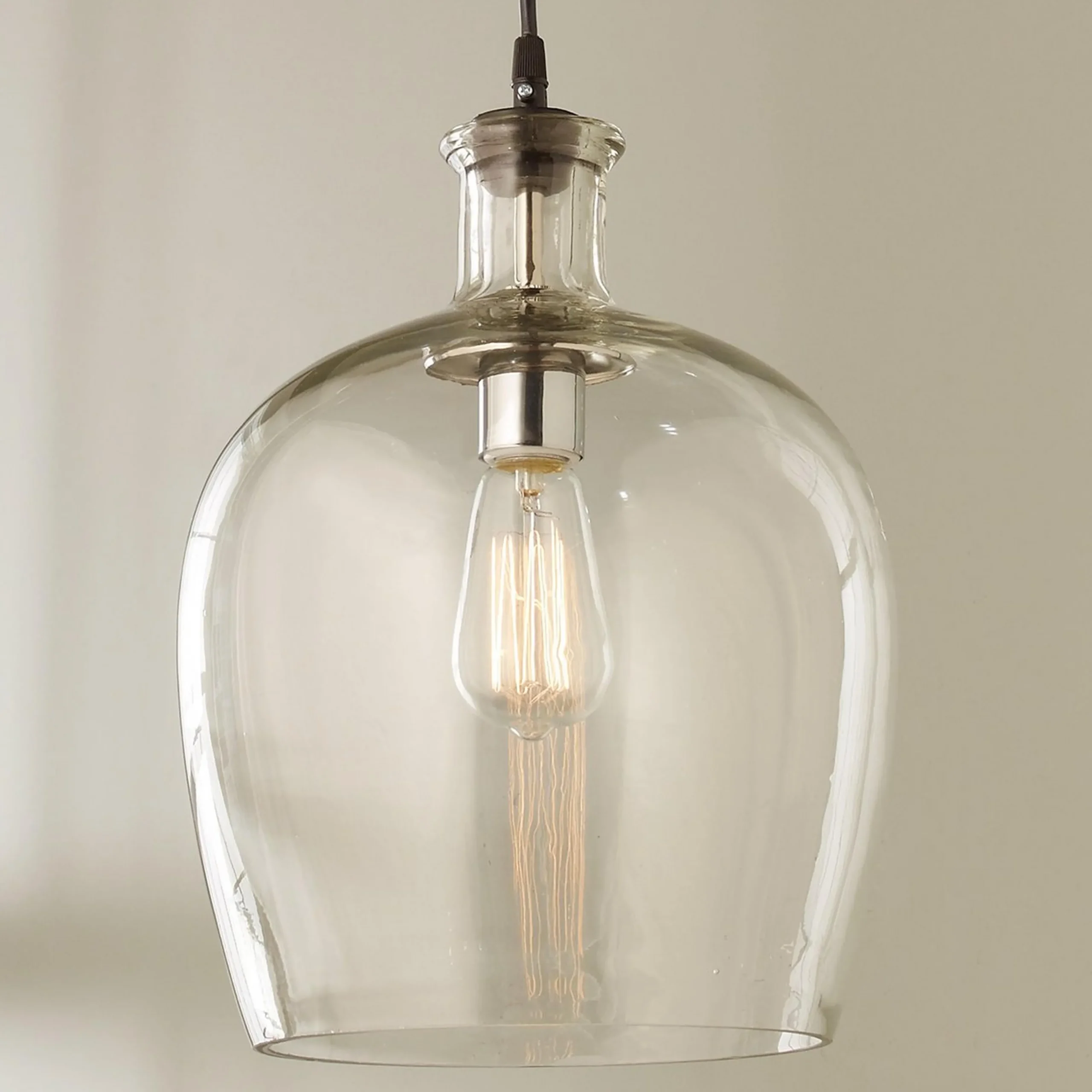 Carafe Glass Pendant Light - Large