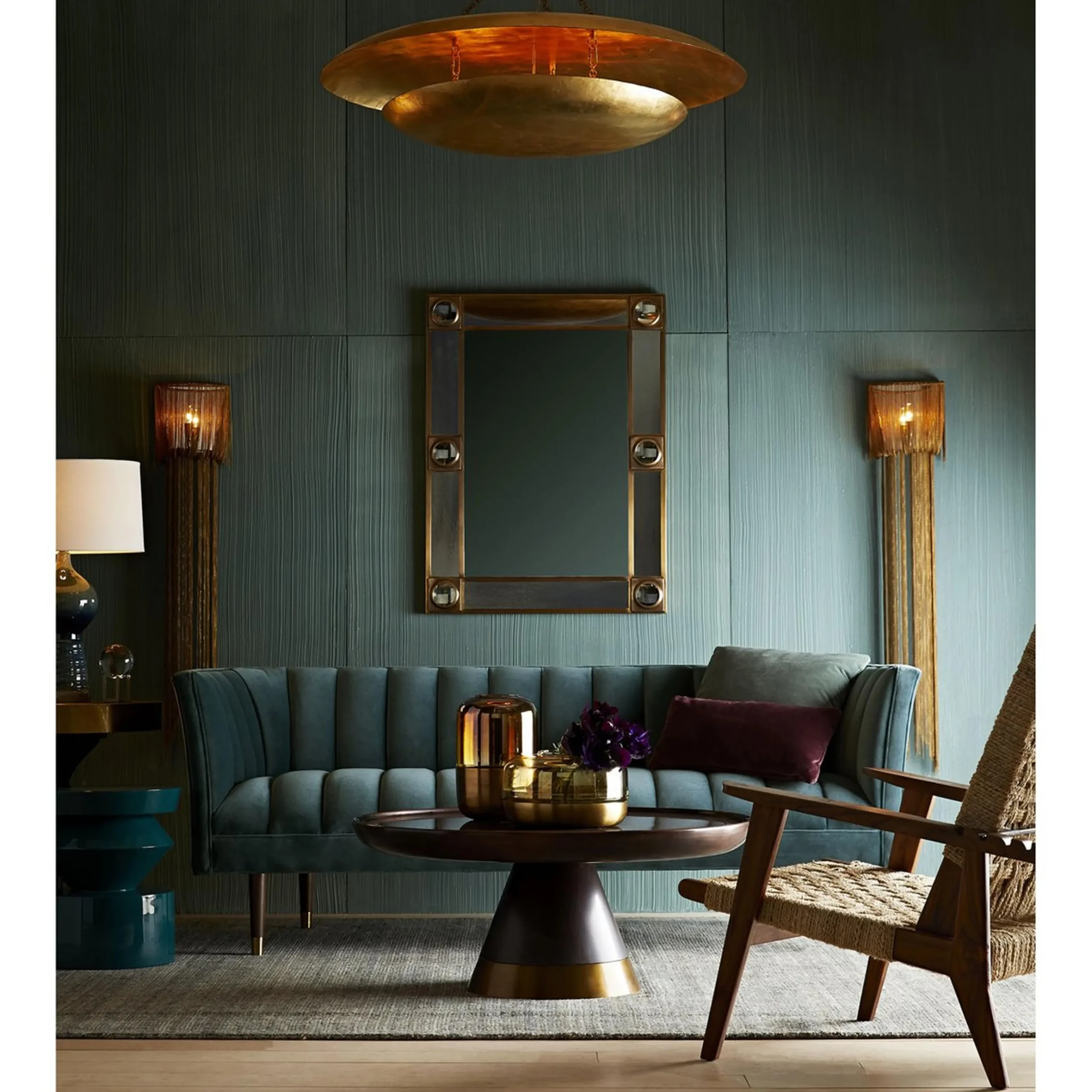 Cascaded Chain Sconce