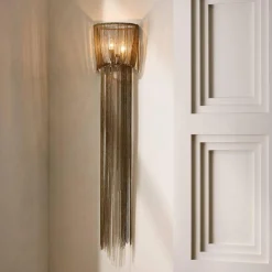 Cascaded Chain Sconce