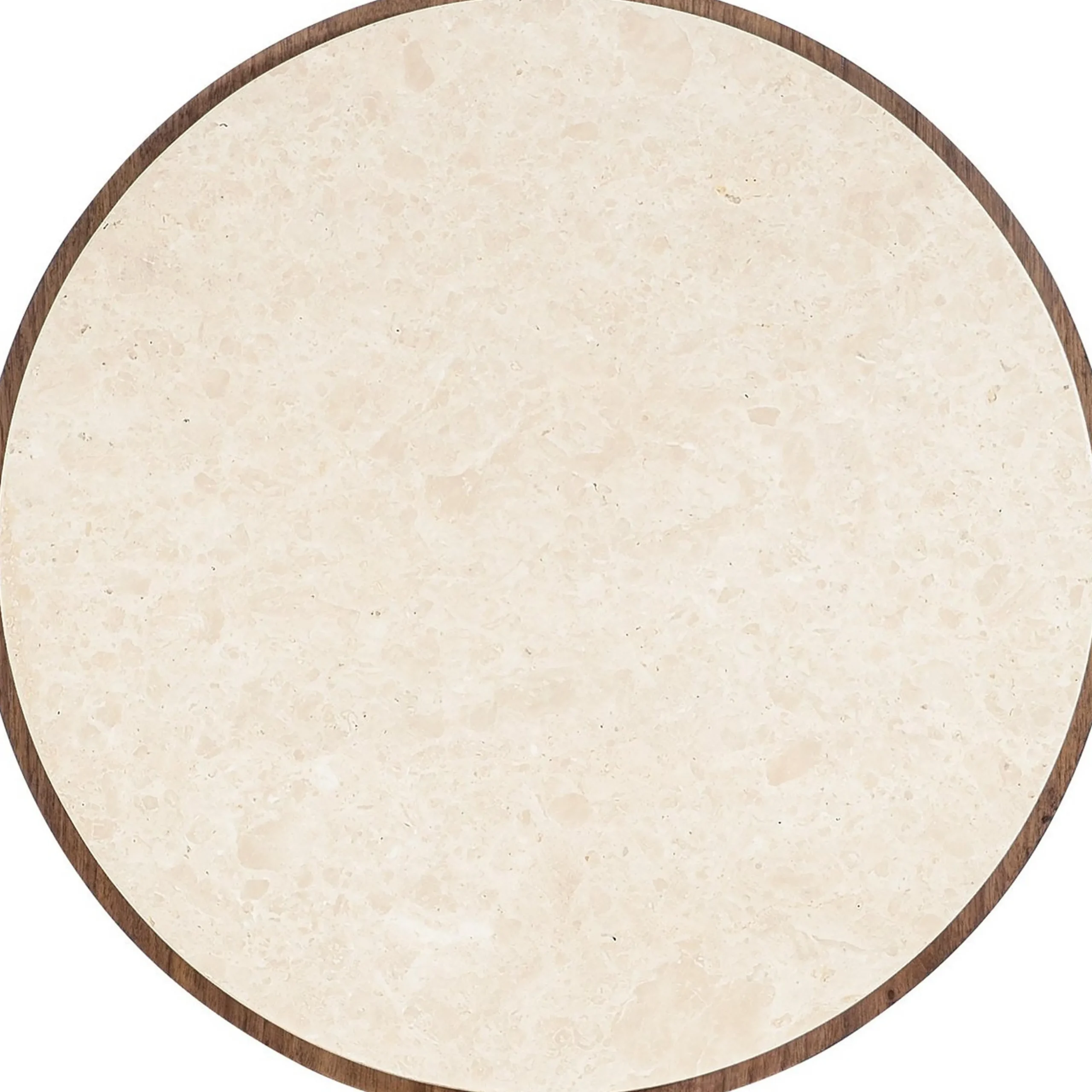 Cecily Side Table - Wood and Marble