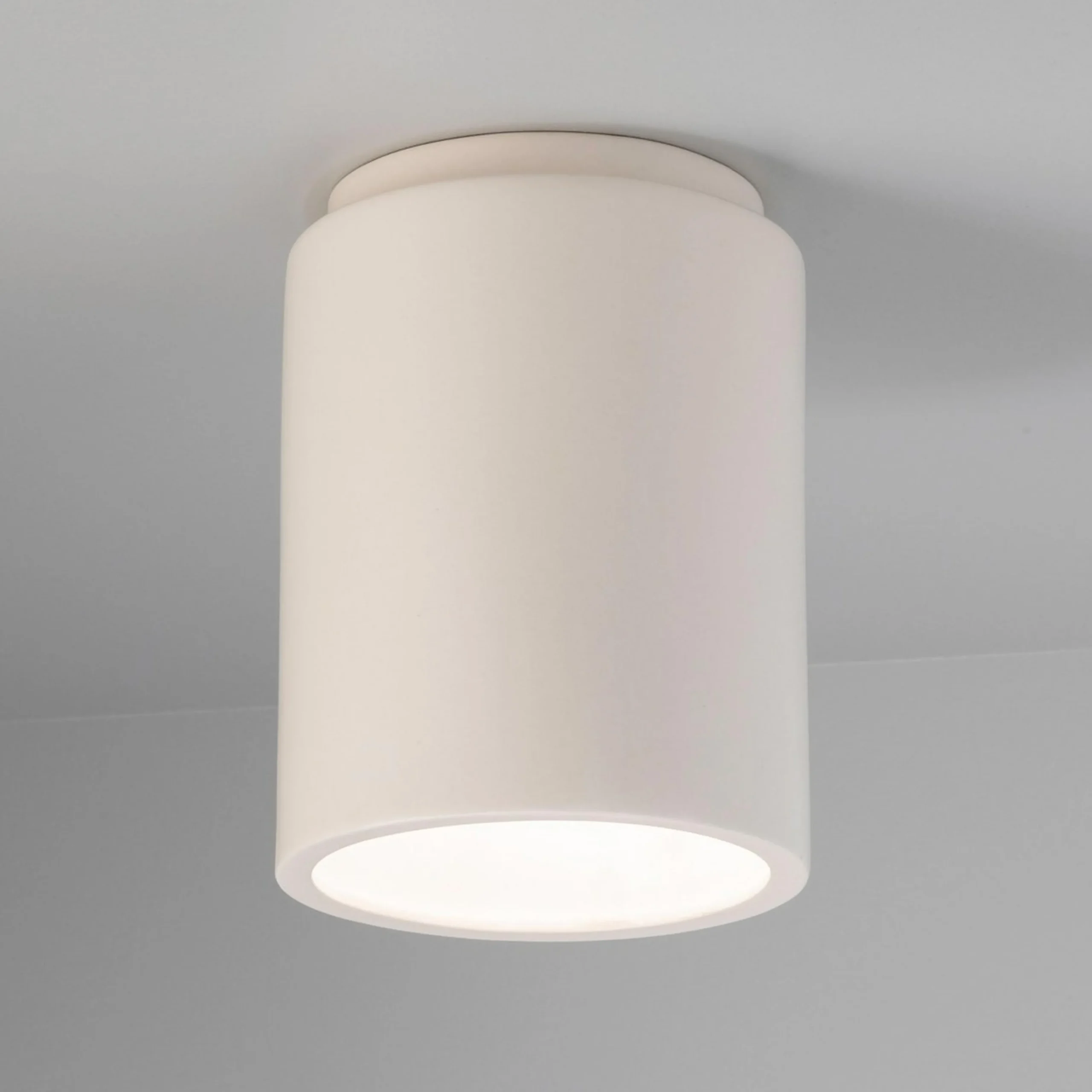 Ceramic Cylinder Ceiling Light - Matte