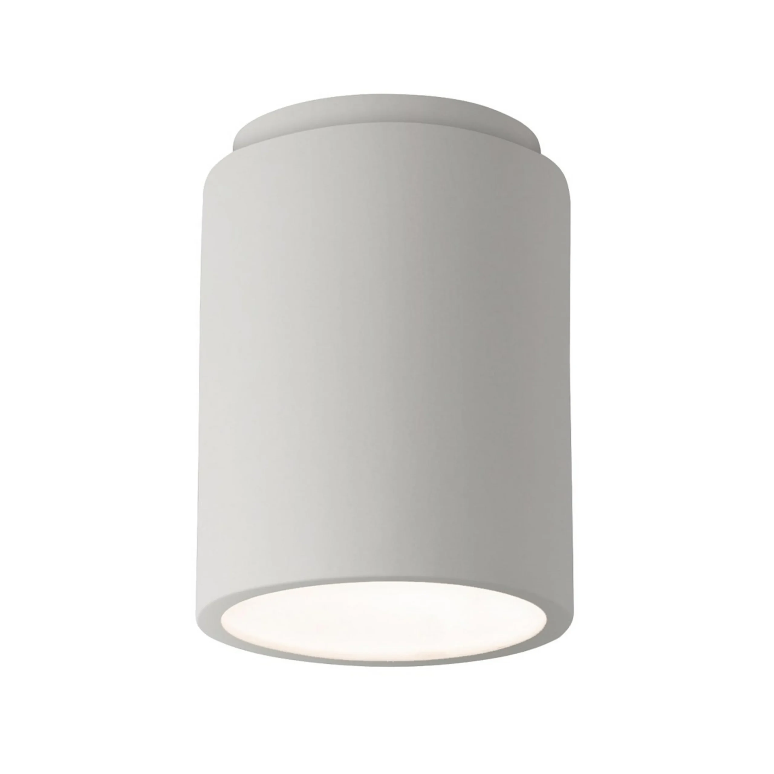 Ceramic Cylinder Ceiling Light - Bisque