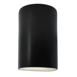 Ceramic Cylinder Outdoor Sconce - Small - Matte