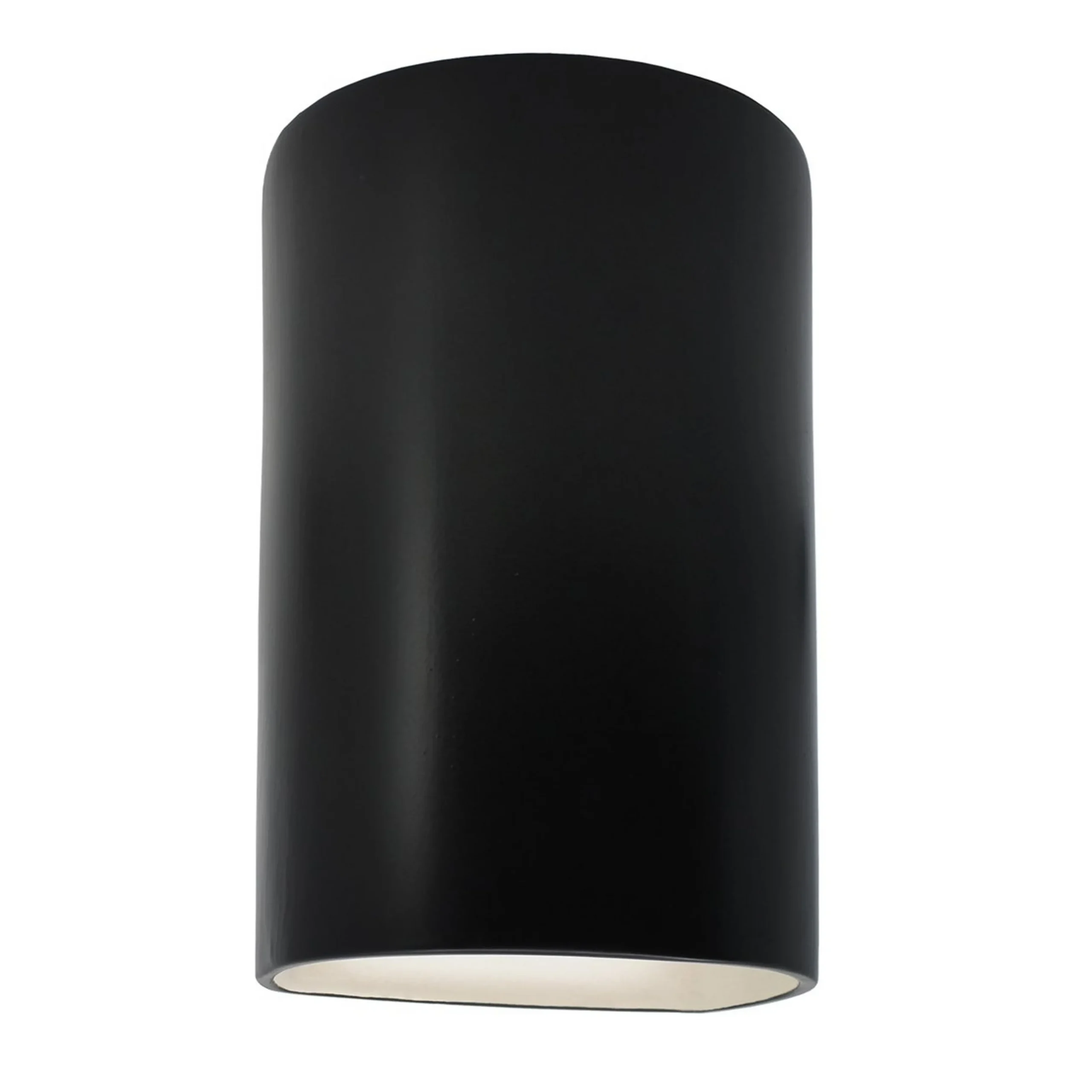 Ceramic Cylinder Outdoor Sconce - Small - Matte