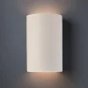 Ceramic Cylinder Outdoor Sconce - Large - Matte