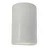 Ceramic Cylinder Outdoor Sconce - Small - Matte