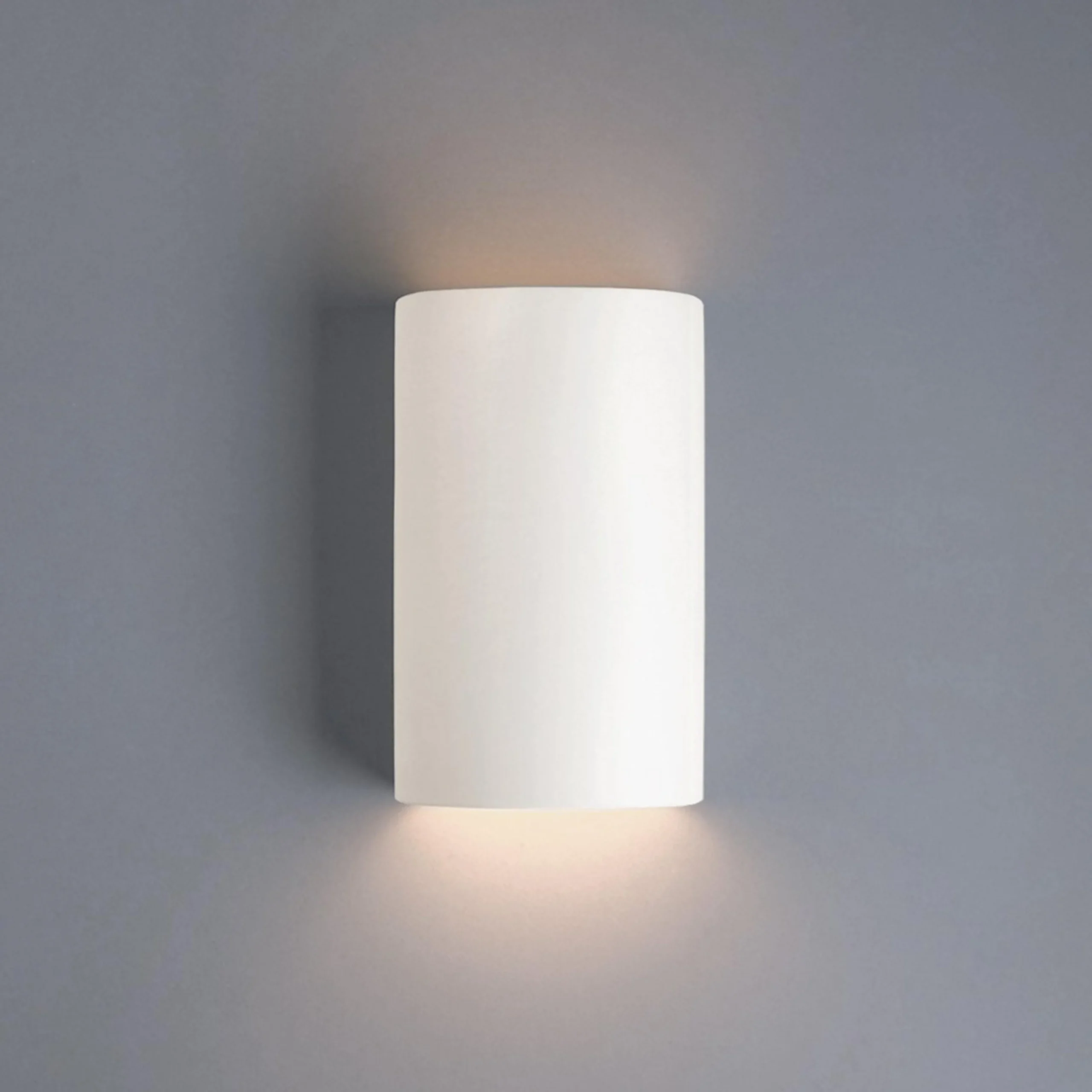 Ceramic Cylinder Outdoor Sconce - Small - Matte