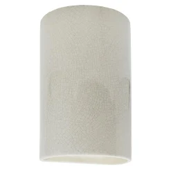 Ceramic Cylinder Sconce - Large - Crackle