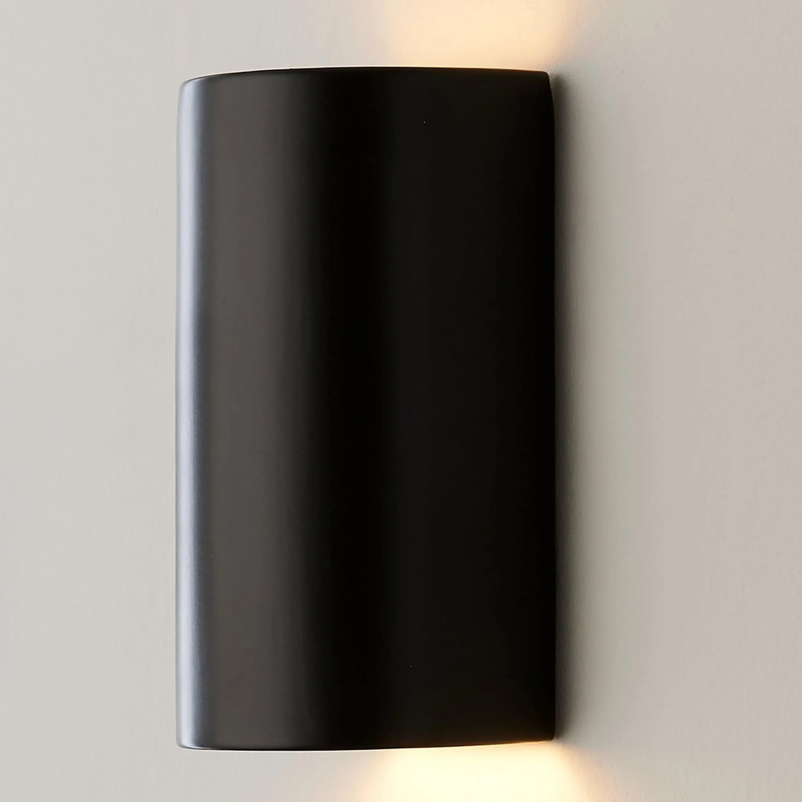 Ceramic Cylinder Sconce - Small - Matte