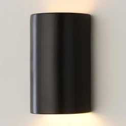 Ceramic Cylinder Sconce - Small - Matte