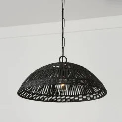 Channel Side Saucer Pendant