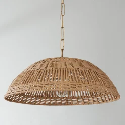 Channel Side Saucer Pendant