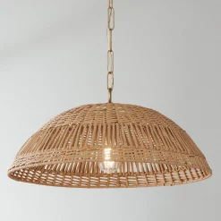 Channel Side Saucer Pendant