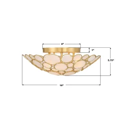 Charisma Capiz Ceiling Light