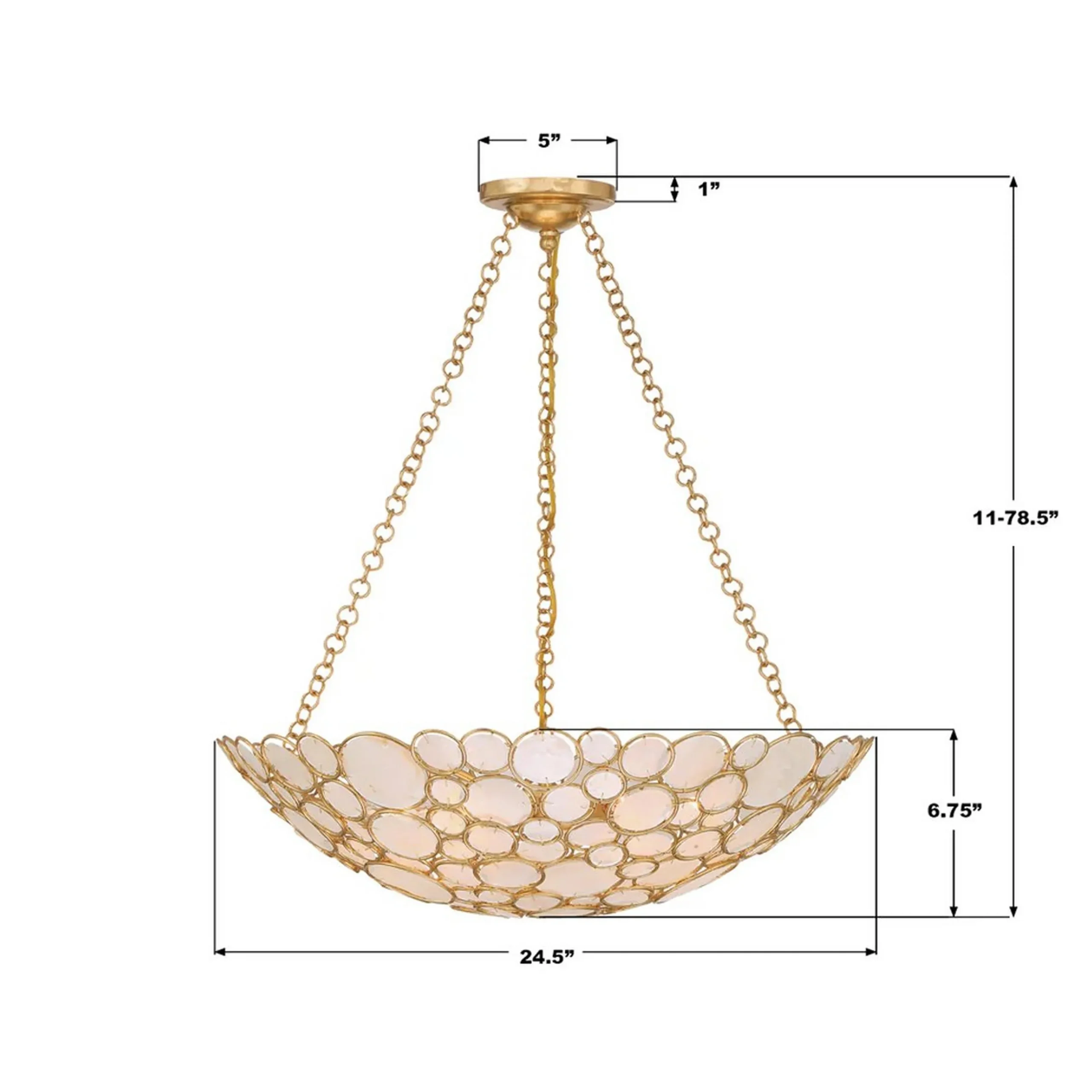 Charisma Capiz Chandelier