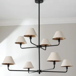 Chris Loves Julia Edie Two-Tier Chandelier - 8 Light