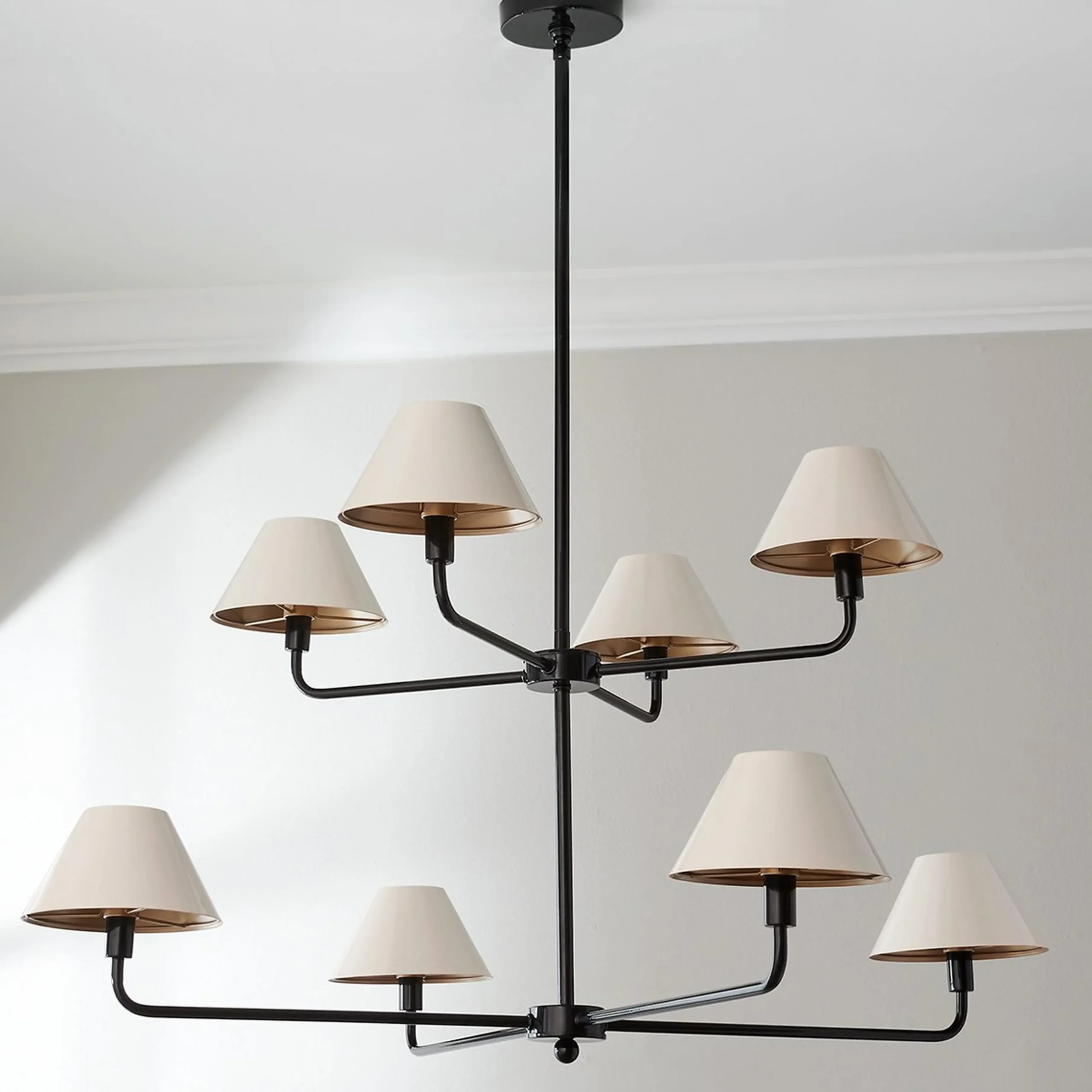 Chris Loves Julia Edie Two-Tier Chandelier - 8 Light