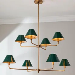 Chris Loves Julia Edie Two-Tier Chandelier - 8 Light