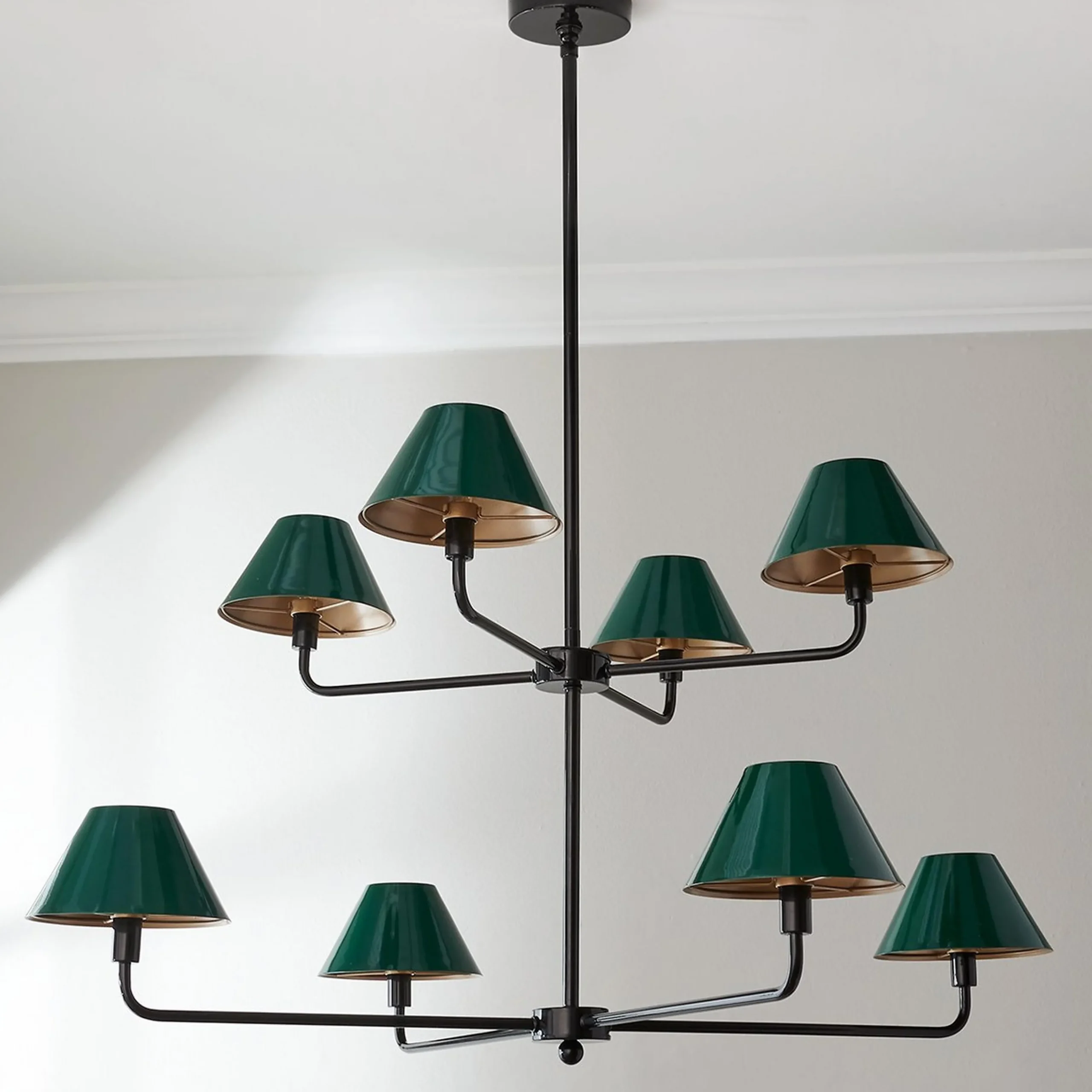 Chris Loves Julia Edie Two-Tier Chandelier - 8 Light
