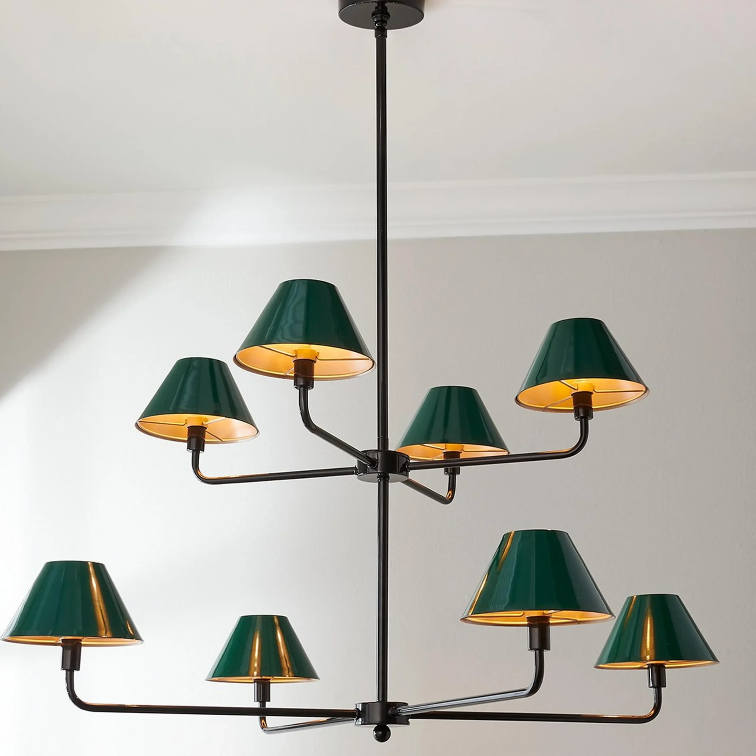 Chris Loves Julia Edie Two-Tier Chandelier - 8 Light