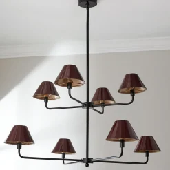 Chris Loves Julia Edie Two-Tier Chandelier - 8 Light