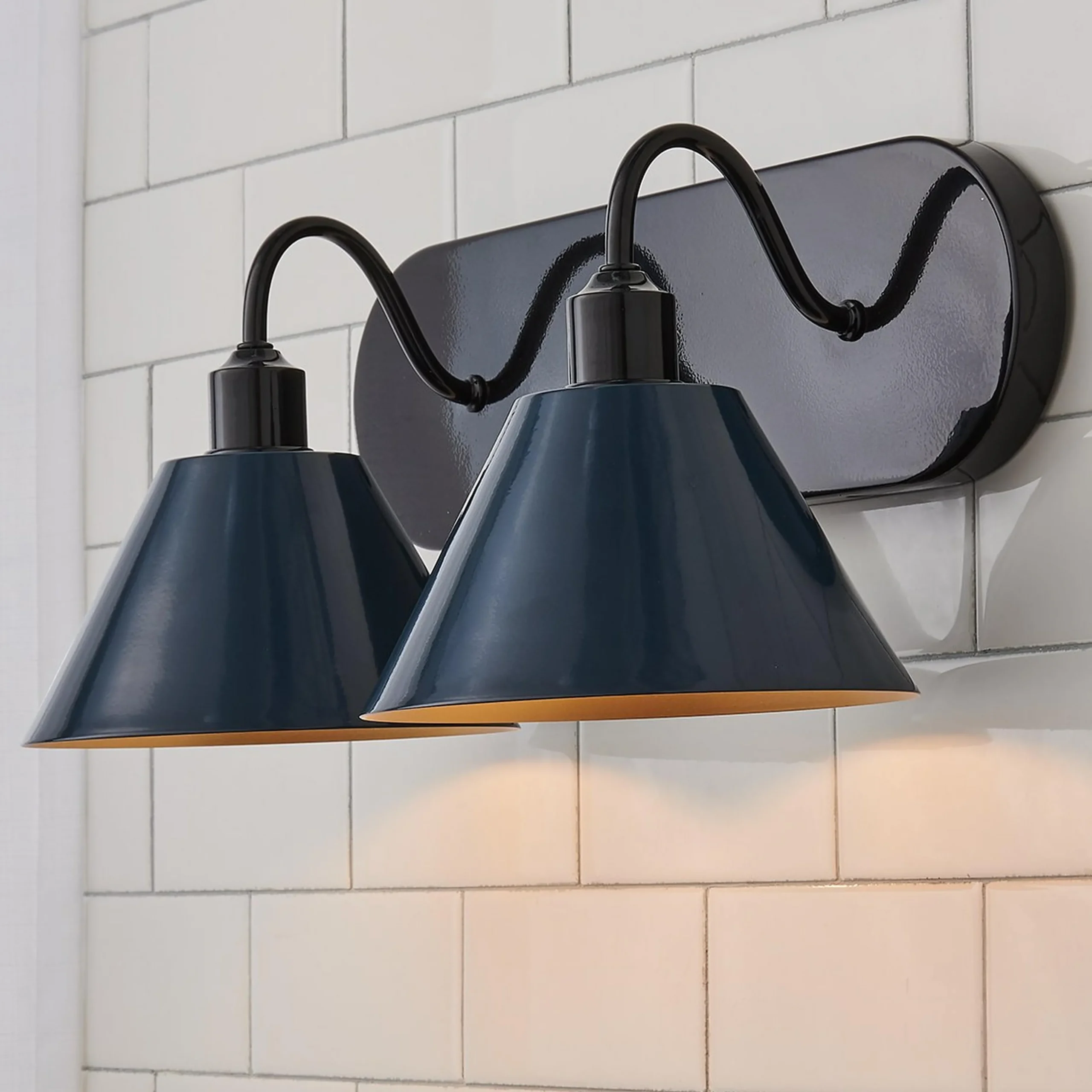 Chris Loves Julia Edie Vanity Light - 2 Light