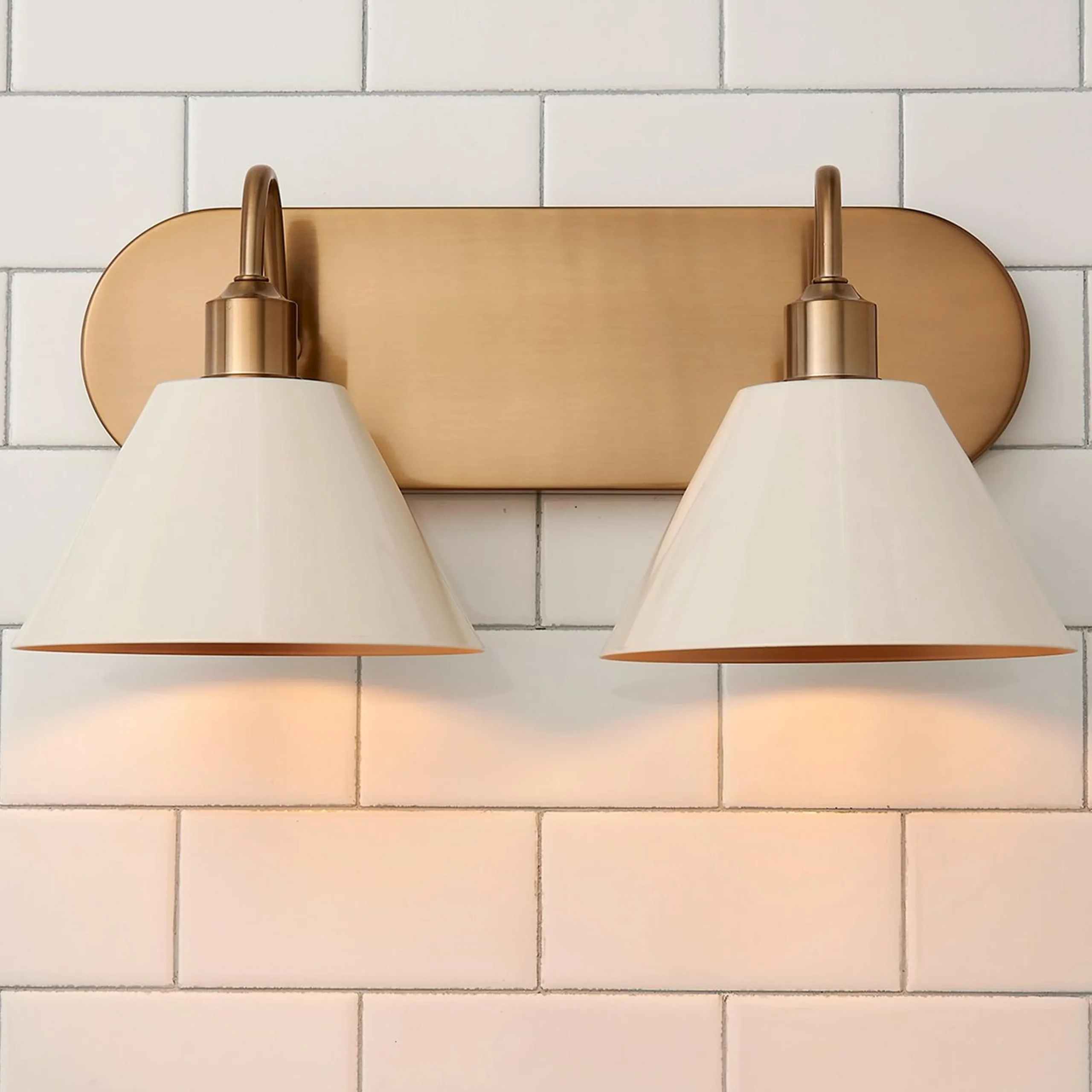 Chris Loves Julia Edie Vanity Light - 2 Light