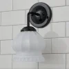 Chris Loves Julia Marlo Bath Sconce - Milk Glass