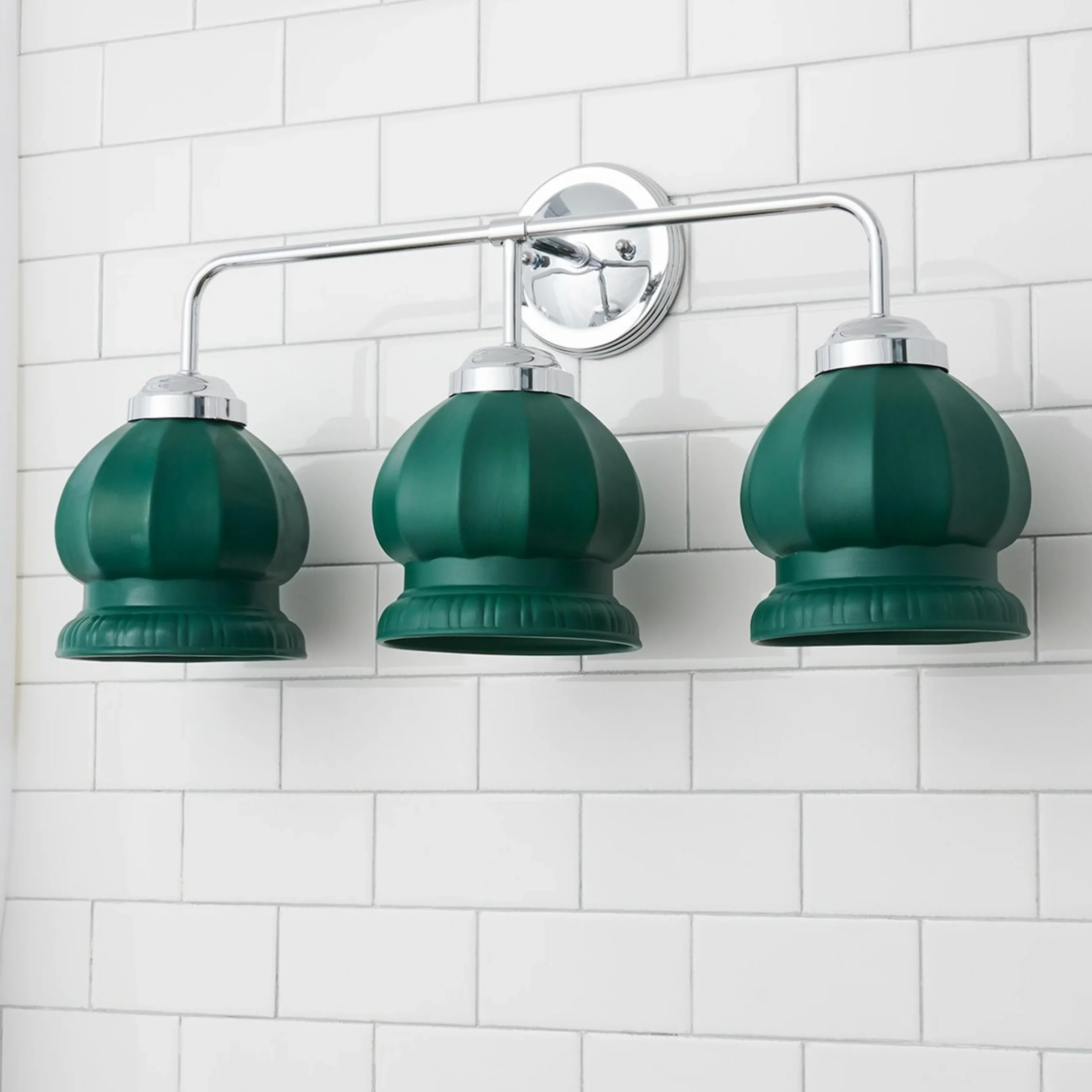Chris Loves Julia Marlo Vanity Light - 3 Light - Ceramic