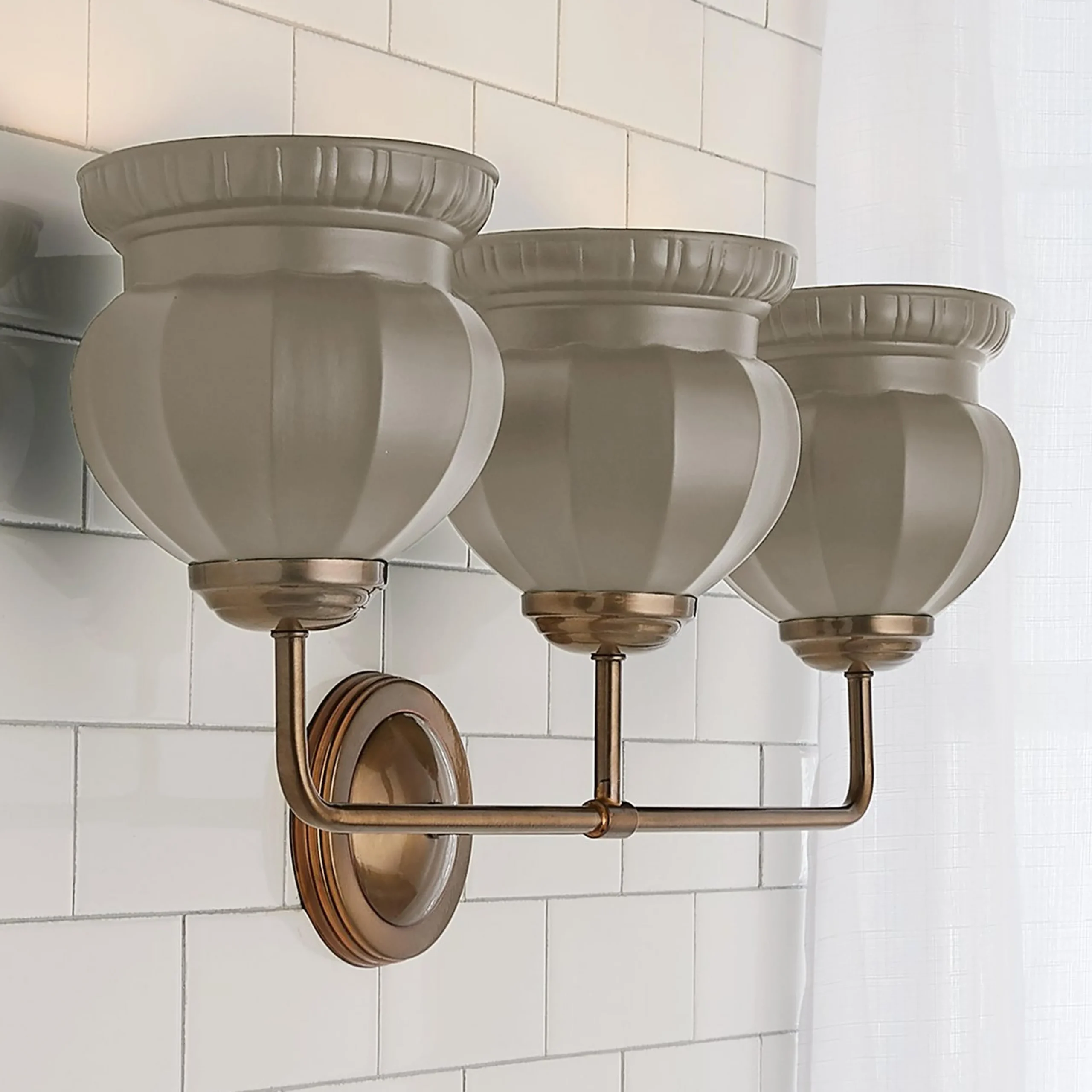Chris Loves Julia Marlo Vanity Light - 3 Light - Ceramic
