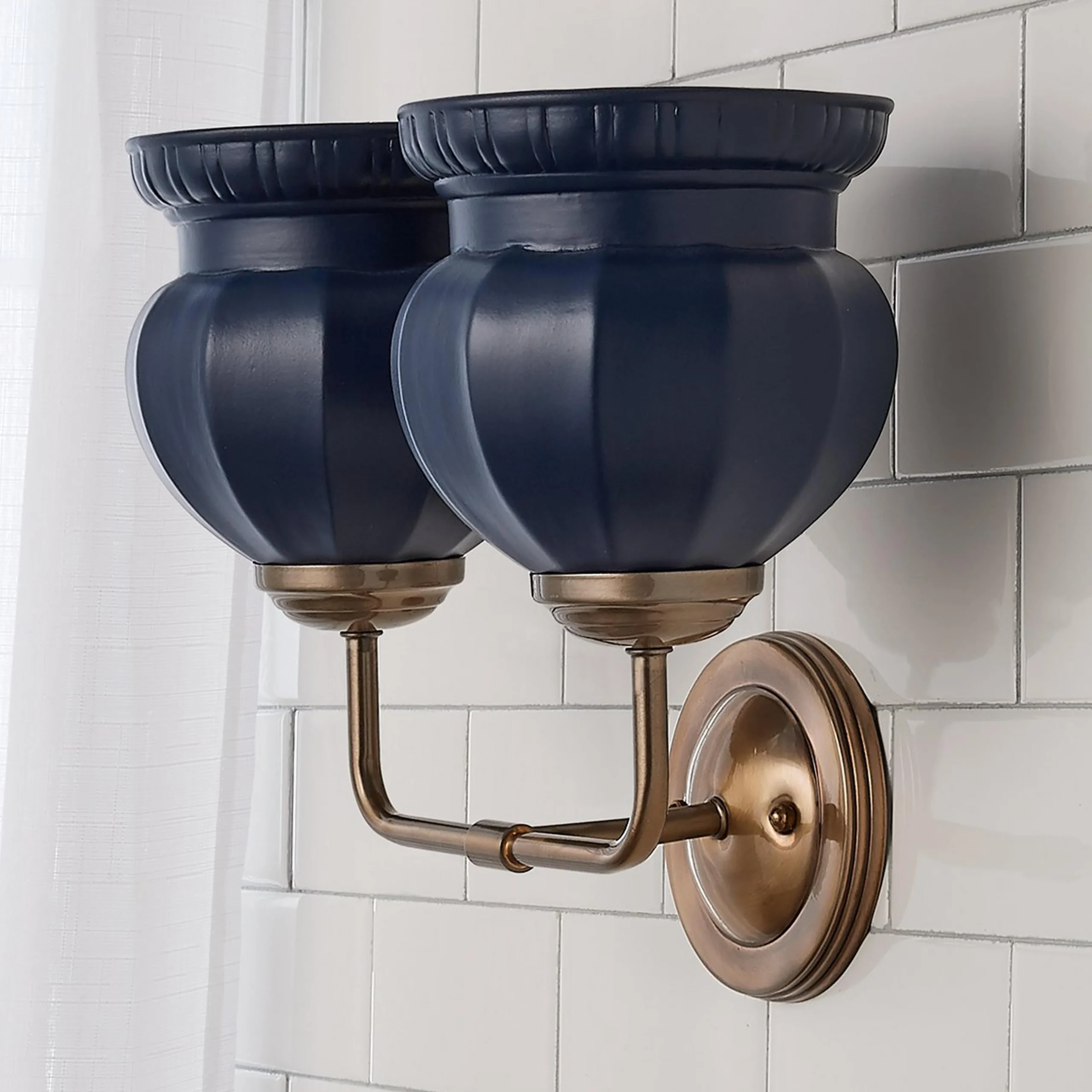 Chris Loves Julia Marlo Vanity Light - 2 Light - Ceramic