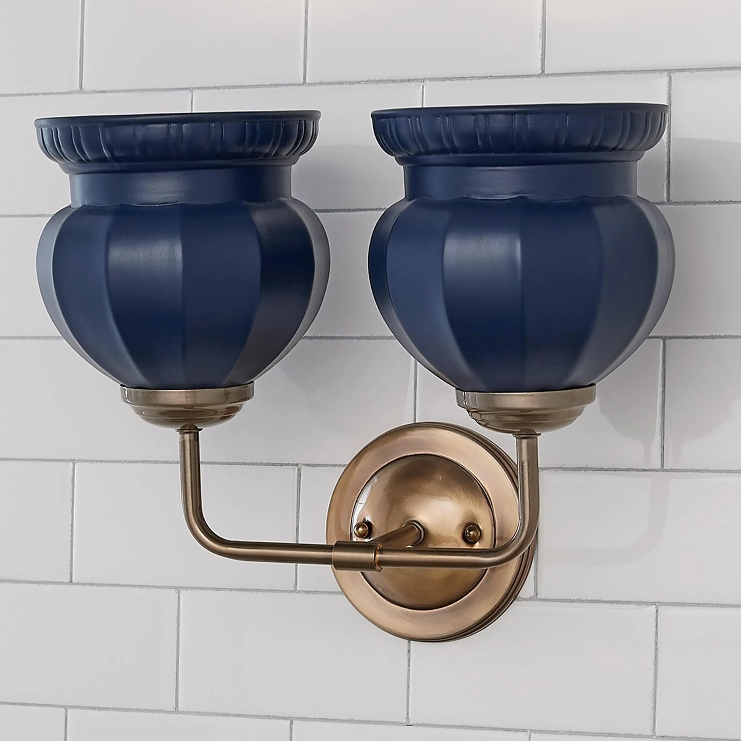 Chris Loves Julia Marlo Vanity Light - 2 Light - Ceramic