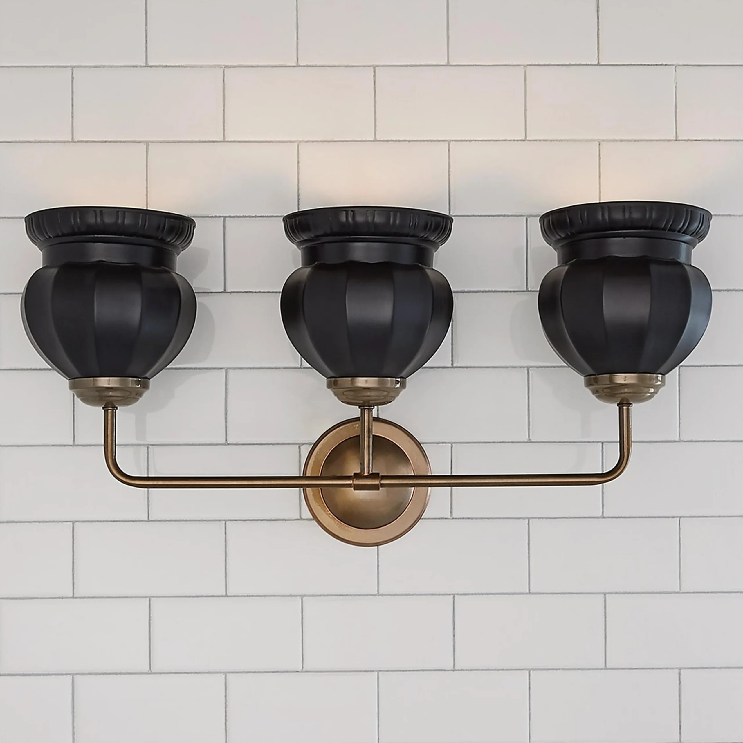 Chris Loves Julia Marlo Vanity Light - 3 Light - Ceramic