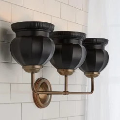 Chris Loves Julia Marlo Vanity Light - 3 Light - Ceramic