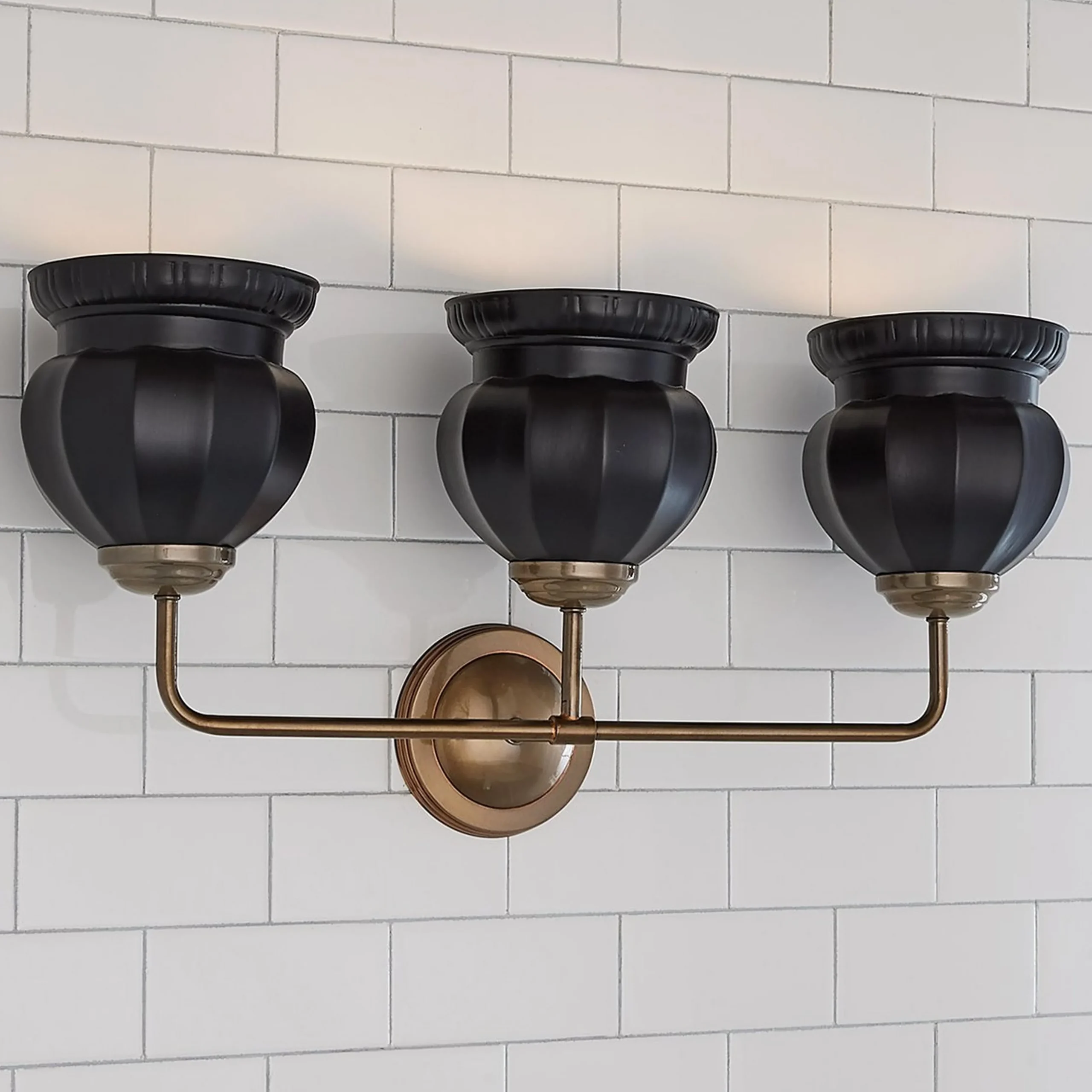 Chris Loves Julia Marlo Vanity Light - 3 Light - Ceramic